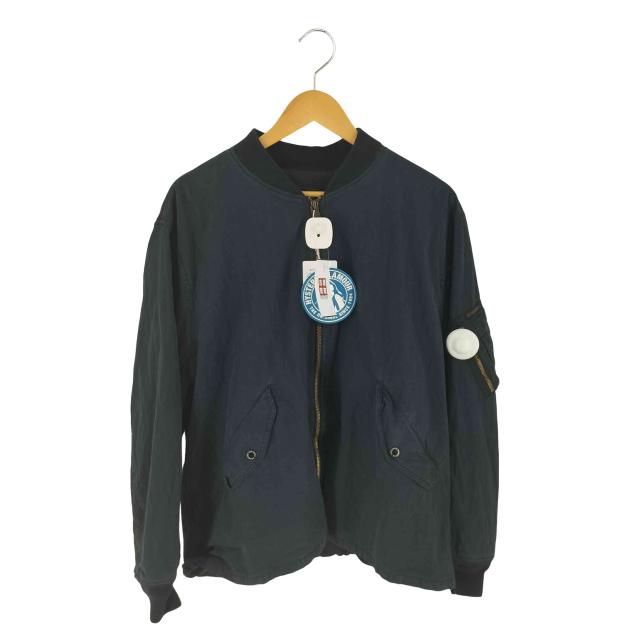 HYSTERIC GLAMOUR(ヒステリックグラマー) 24SS CLASSIC L-2B 再構築 スウェット切替 ブルゾン メンズ JPN：XL 【中古】【ブランド古着バズストア】
