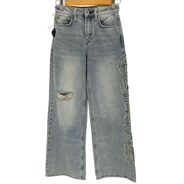EVISU(エヴィス) EVISUアップリケ ディストレスドジーンズ レディース  25【中古】【ブランド古着バズストア】