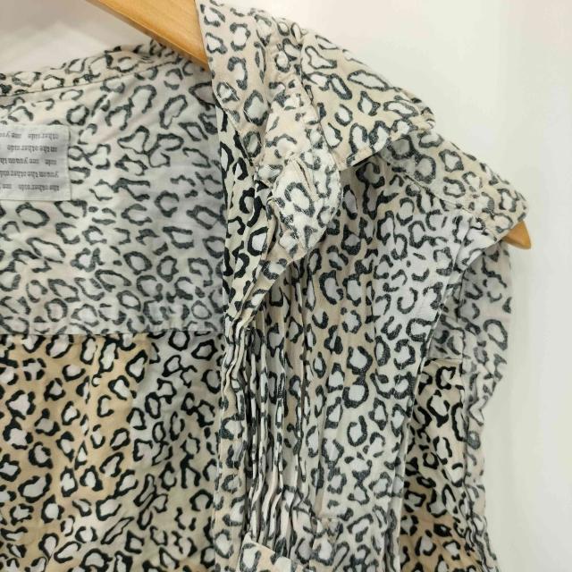 COMME des GARCONS(コムデギャルソン) アニマル柄 インサイドアウト ノースリーブ ボタンレスベスト レディース S【中古】【ブランド古着バズストア】_2