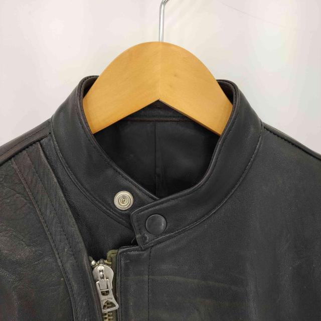 USED古着(ユーズドフルギ) {{JOHN GLUCKOW}} Riders on the Storm The Rider クロップド丈 馬革 シングルライダースジャケット メンズ XS【中古】【ブランド古着バズストア】_2