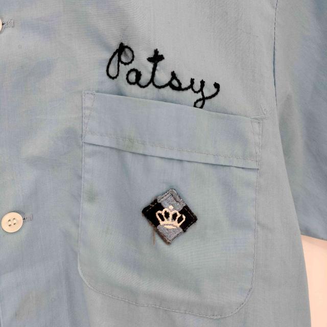 NAT NAST(ナットナスト) 40-50s 三角タグ チェーン刺繍 半袖ボーリングシャツ ボックスシルエット メンズ 表記無 【中古】【ブランド古着バズストア】_3