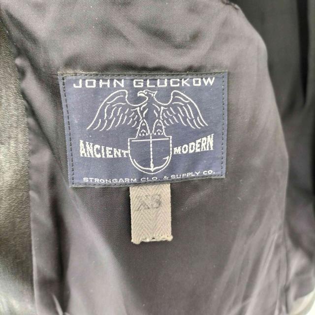 USED古着(ユーズドフルギ) {{JOHN GLUCKOW}} Riders on the Storm The Rider クロップド丈 馬革 シングルライダースジャケット メンズ XS【中古】【ブランド古着バズストア】_5