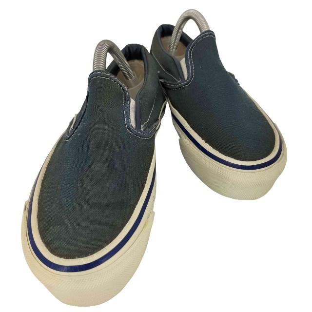 VANS(バンズ) 80S MADE IN USA キャンバス スリッポン レディース US：4 【中古】【ブランド古着バズストア】