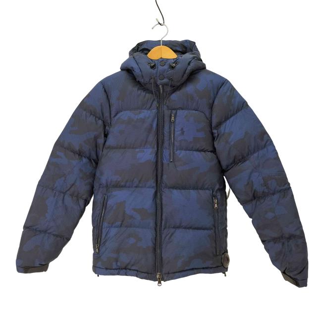 POLO RALPH LAUREN(ポロラルフローレン) PERFORMANCE 迷彩 ダウンジャケット フード取り外し可 メンズ import：XS 【中古】【ブランド古着バズストア】