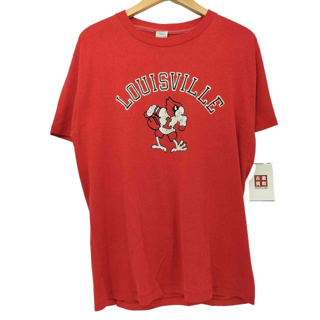 Champion(チャンピオン) 80s USA製 トリコタグ アメフトチームプリント S/S Tシャツ メンズ import：XL 【中古】【ブランド古着バズストア】