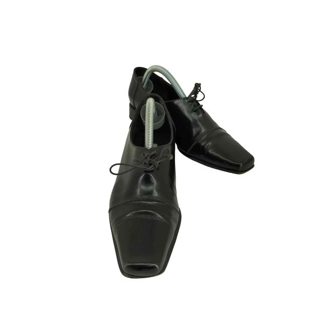 JIMMY CHOO(ジミーチュウ) スクエアトゥ レザー ドレスシューズ レディース EUR：38 【中古】【ブランド古着バズストア】