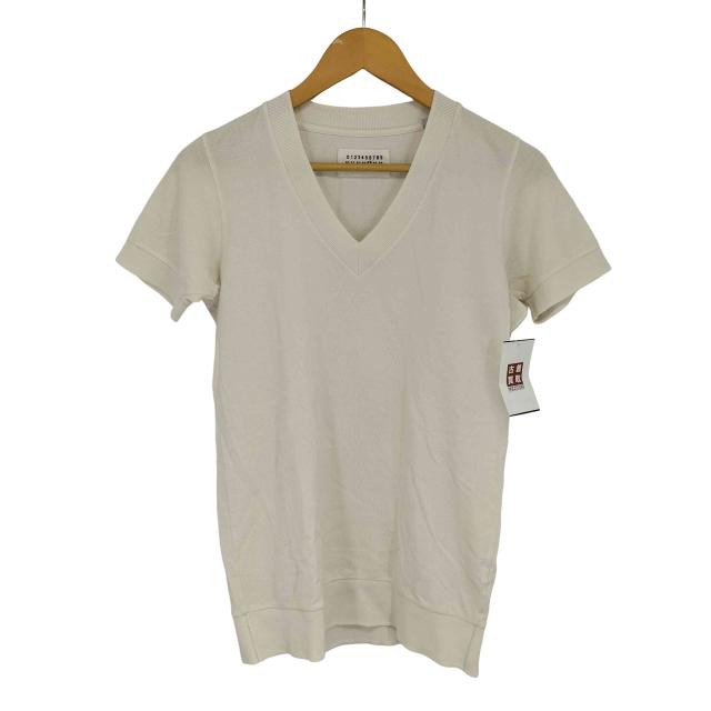Martin Margiela(マルタンマルジェラ) 07SS ここのえタグ 鹿の子 Vネック S/S Tシャツ archive メンズ 48【中古】【ブランド古着バズストア】