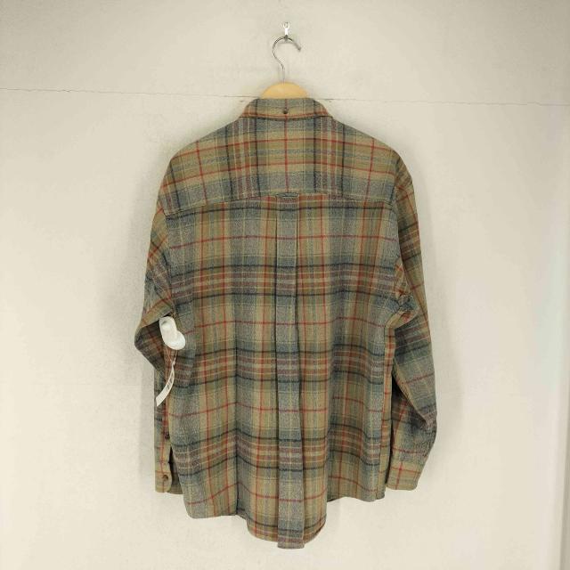 Eddie Bauer(エディーバウアー) 90s 白タグ マドラスチェック フラップポケット ボタンダウンシャツ メンズ import：M 【中古】【ブランド古着バズストア】_1
