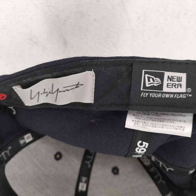 Yohji Yamamoto(ヨウジヤマモト) 59FIFTY ロゴ刺繍 ベースボールキャップ メンズ  57.7cm【中古】【ブランド古着バズストア】