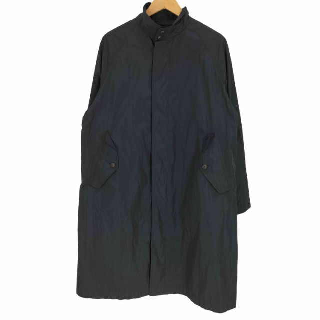 GYMPHLEX(ジムフレックス) 20SS ポリ シャイニー 比翼ボタン ステンカラー コート メンズ import：M 【中古】【ブランド古着バズストア】の通販は