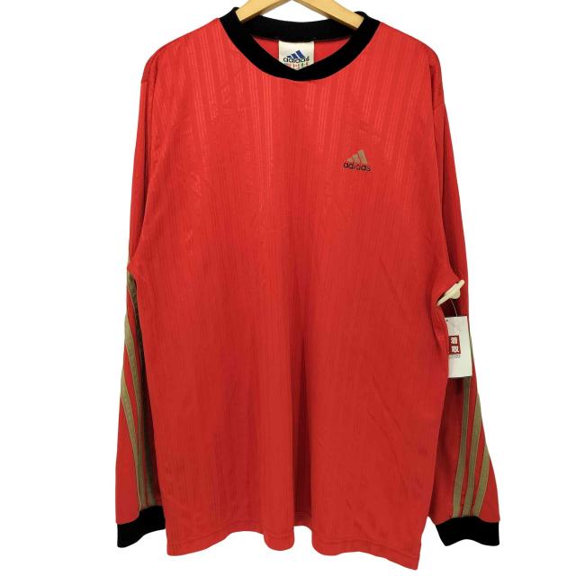 adidas(アディダス) 90S USA製 ロゴプリント ゲームシャツ メンズ 表記無 【中古】【ブランド古着バズストア】の通販は