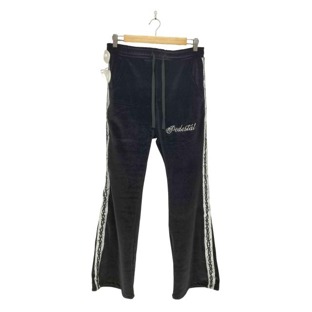 USED古着(ユーズドフルギ) {{PEDESTAL}} VELOUR TRACKSUITS PANTS street メンズ  L【中古】【ブランド古着バズストア】