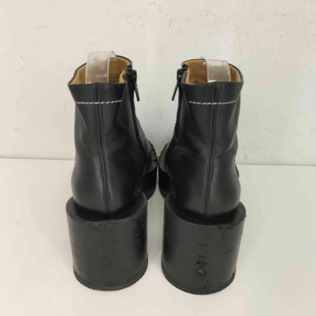 MM6 Maison Margiela(エムエムシックスメゾンマルジェラ) SAFFIANO LEATHER ANKLE BOOTS WITH PLATEAU レディース  37【中古】【ブランド古着バズストア】_2