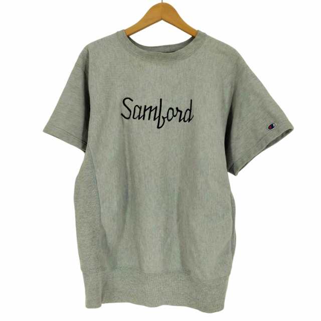 Champion(チャンピオン) 80S USA製 トリコタグ REVERSE WEAVE Samford 刺繍 スウェット Tシャツ メンズ import：XL 【中古】【ブランド古