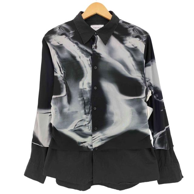 TAAKK(ターク) TULLE LAYERED SHIRTS チュール レイヤードシャツ メンズ JPN：2 【中古】【ブランド古着バズストア】の通販は