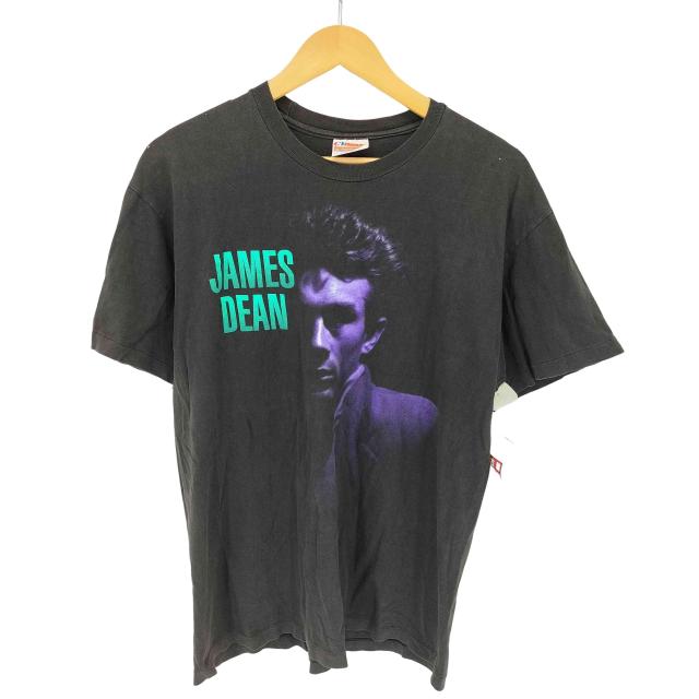 Hanes(ヘインズ) 90S USA製 両面プリント Tシャツ シングルステッチ メンズ import：L 【中古】【ブランド古着バズストア】