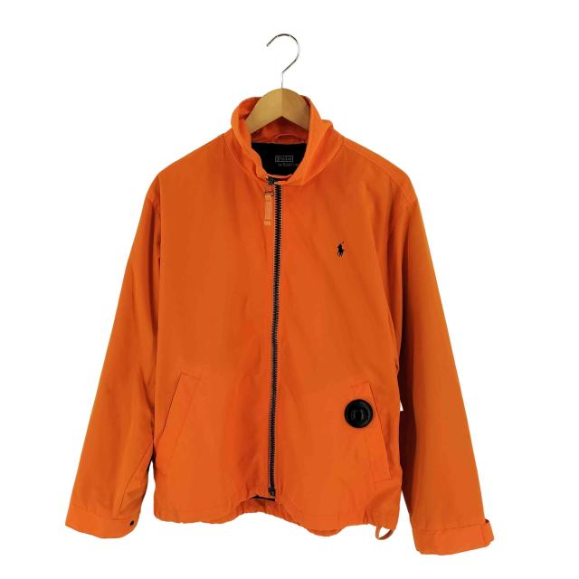 Polo by RALPH LAUREN(ポロバイラルフローレン) 90S ワンポイント刺繍ナイロンジャケット メンズ import：L 【中古】【ブランド古着バズストア】