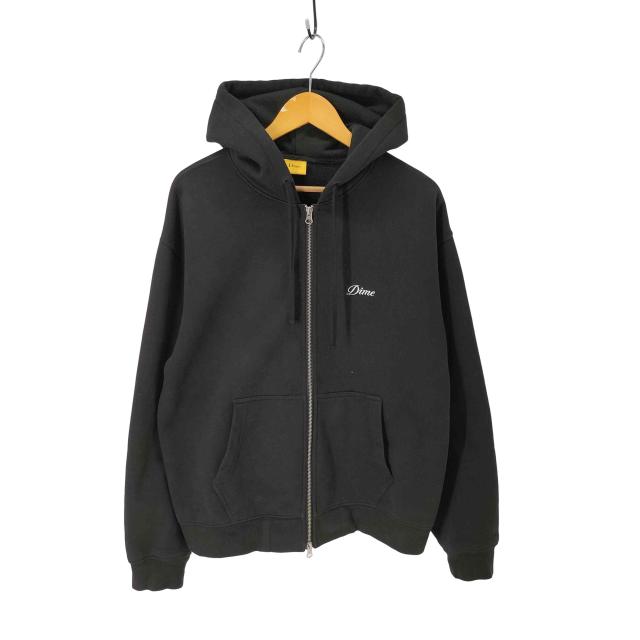 Dime(ダイム) Cursive Small Logo Zip Hoodie  メンズ import：L 【中古】【ブランド古着バズストア】