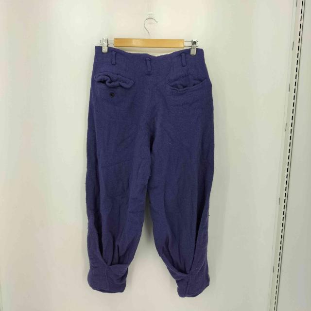 COMME des GARCONS HOMME PLUS(コムデギャルソンオムプリュス) 22AW ジップフライ ウール 縮絨パンツ  メンズ JPN：XS 【中古】【ブランド古着バズストア】 COMME des GARCONS HOMME PLUS(コムデギャルソンオムプリュス) 22AW