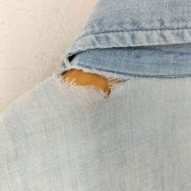 U.S.NAVY(ユーエスネイビー) シャンブレーシャツ メンズ 表記無 【中古】【ブランド古着バズストア】