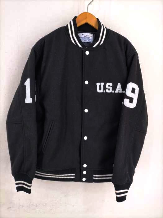 Champion(チャンピオン) ワッペンスタジャン メンズ JPN：M 【中古】【ブランド古着バズストア】の通販はau PAY マーケット -  ブランド古着のBAZZSTORE(バズストア)