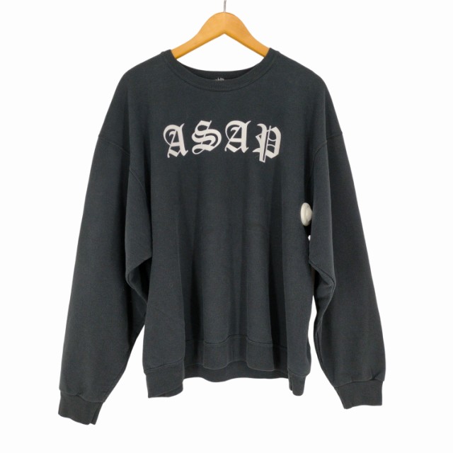 USED古着(ユーズドフルギ) ASAP ROCKY フロントロゴプリントスウェット メンズ JPN：XL 【中古】【ブランド古着バズストア】