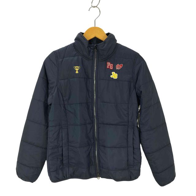 美品　PEARLY GATES　レディース　ジャケット　ネイビー　ブルー　ロゴ reonard_1-240001123964
