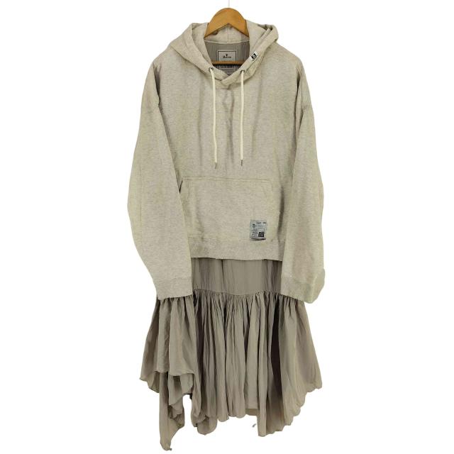 Maison MIHARA YASUHIRO(メゾンミハラヤスヒロ) 24SS HOODIE COMBINED DRESS / フーディーコンビドレス レディース FREE 【中古】【ブランド古着バズストア】