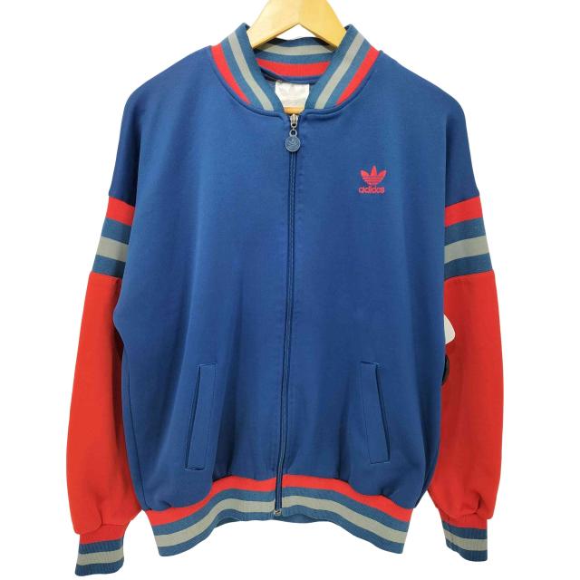 adidas(アディダス) 80s マレーシア製 銀タグ TRACK JACKET トラックジャケット メンズ  表記無【中古】【ブランド古着バズストア】