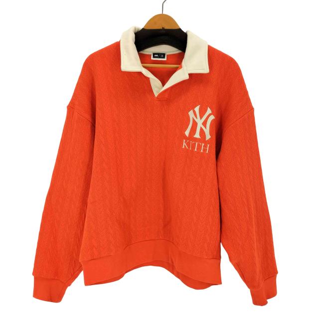 KITH(キス) Cable Fleece Nelson Sweatshirt メンズ import：L 【中古】【ブランド古着バズストア】