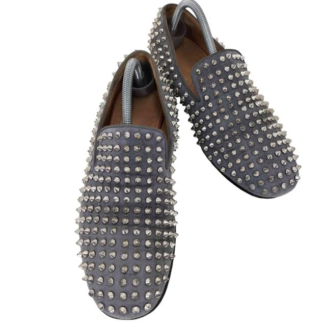 CHRISTIAN LOUBOUTIN(クリスチャンルブタン) ROLLERBOY スタッズスリッポン メンズ 41【中古】【ブランド古着バズストア】