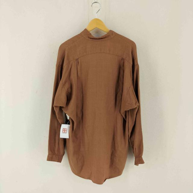USED古着(ユーズドフルギ) {{ THE CIRCA BRAND}} S1106 シルク混リネンシャツ メンズ 16 1/2【中古】【ブランド古着バズストア】_1