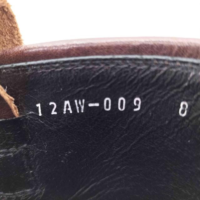 USED古着(ユーズドフルギ) M スウェード切替バックジップレザーブーツ