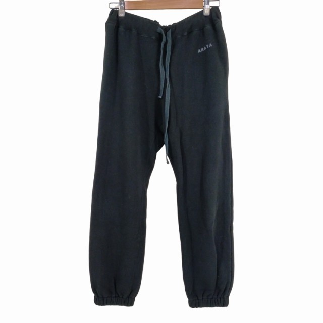 USED古着(ユーズドフルギ) {{ARATA}} LOOPWHEEL TERRY PANTS - BLACK レディース JPN：38 【中古】【ブランド古着バズストア】