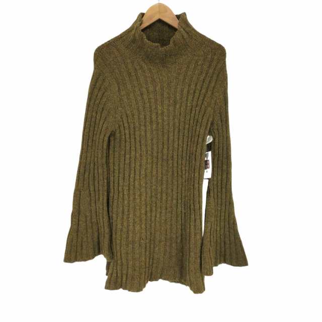 Yohji Yamamoto(ヨウジヤマモト) サイドスリット袖フレアニットワンピース レディース JPN：3 【中古】【ブランド古着バズストア】の通販は 20,889円
