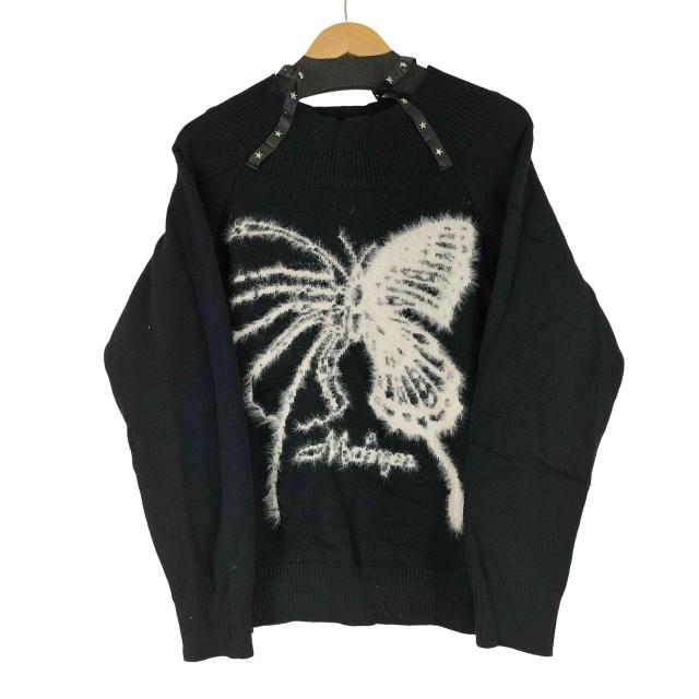 USED古着(ユーズドフルギ) {{MXCHN GEN}} バタフライデザイン ハイネックニット レディース 表記無 【中古】【ブランド古着バズストア】