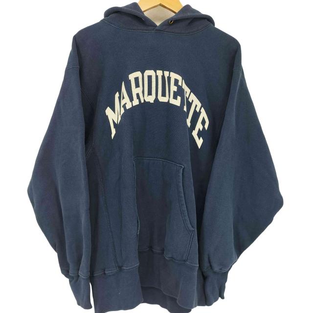 Champion(チャンピオン) 90s USA製 MARQUETTE REVERSE WEAVE SWEAT PARKA リバースウィーブ パーカー RW メンズ import：L 【中古】【ブランド古着バズストア】