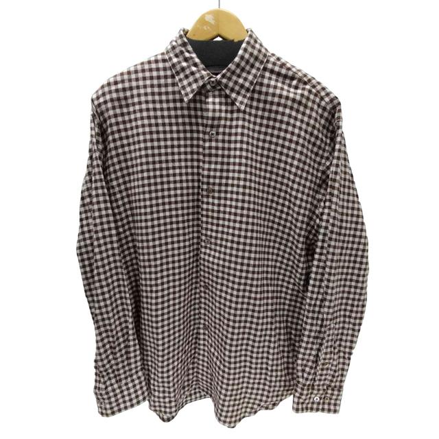 417 by EDIFICE(フォーワンセブンバイエディフィス) 25AW SIDOGRAS シドグラス LE JAPON Akita フランネル シャツ メンズ JPN：S 【中古】【ブランド古着バズストア】