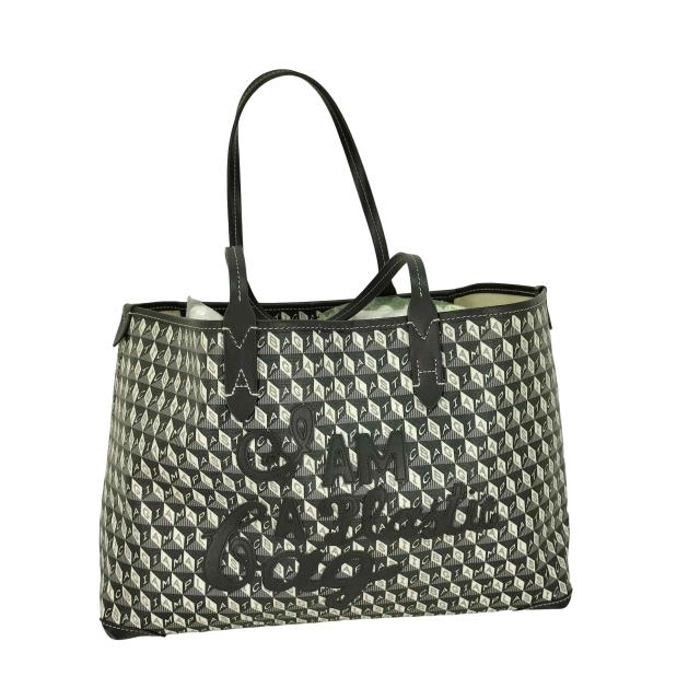 ANYA HINDMARCH(アニヤハインドマーチ) 「I AM A Plastic Bag」スモール・ジップ・トート レディース 表記無 【中古】【ブランド古着バズストア】