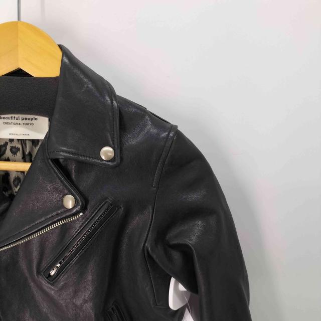 beautiful people(ビューティフルピープル) 裏地レオパード レザー