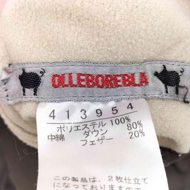 OLLEBOREBLA(アルベロベロ) オレボレブラ ブタさん お絵描き 落書き 刺繍 リバーシブル 総柄 ショールカラー ダウン ハーフコート レディース 表記無 【中古】【ブランド古着バズストア】_5