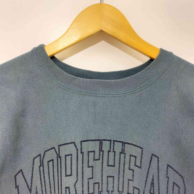 Champion(チャンピオン) 90s USA製 リバースウィーブ MOREHEAD STATE カレッジ クルーネックスウェット メンズ import：L 【中古】【ブランド古着バズストア】