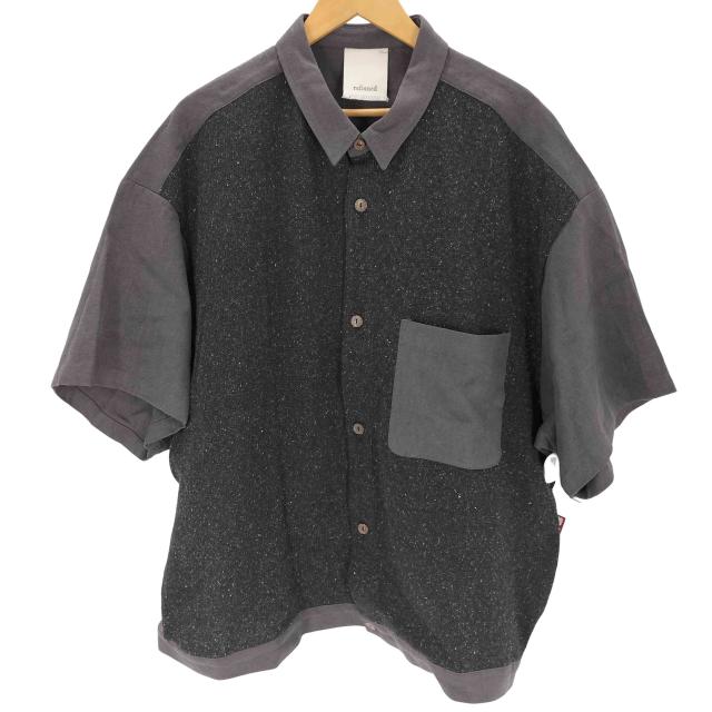USED古着(ユーズドフルギ) {{refomed}} OVERSIZED KNIT COMBINATION SHIRT メンズ  3【中古】【ブランド古着バズストア】 16,489円