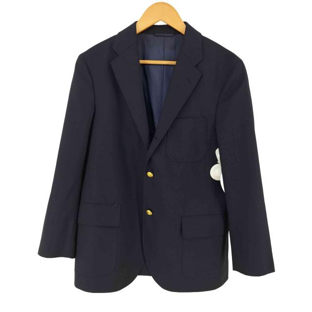UNIVERSAL LANGUAGE(ユニバーサルランゲージ) 金ボタンブレザー ポリウール段返り3つボタンテーラードジャケット AMERICAN WoolMix メンズ JPN：S 【中古】【ブランド古着バズストア】の通販は 7,934円