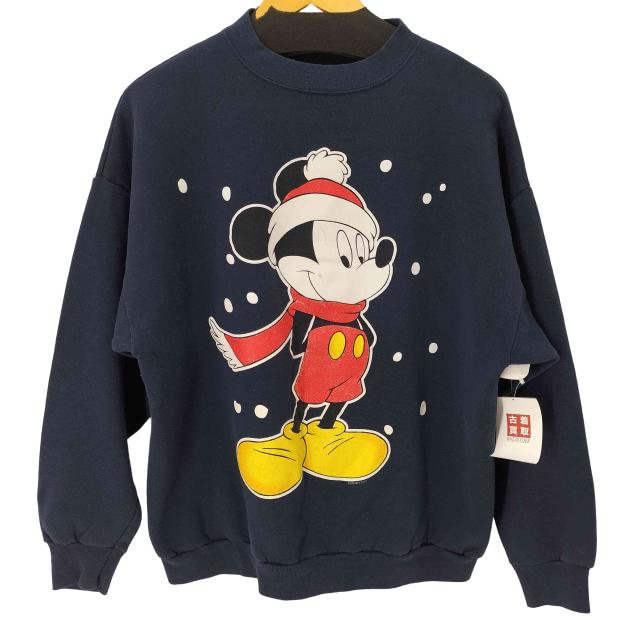 USED古着(ユーズドフルギ) 90S キャラクタープリントクルーネックスウェット メンズ 表記無 【中古】【ブランド古着バズストア】 USED古着(ユーズドフルギ) 90S USA製 キャラクターラバープリント