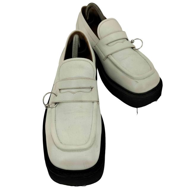 MARNI(マルニ) イタリア製 リングピアス スクエアトゥ ローファー メンズ  41【中古】【ブランド古着バズストア】