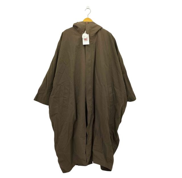 ISSEY MIYAKE MEN(イッセイミヤケメン) 80s 85年製 筆タグ リバーシブルライナー付き コットンナイロン フーデッド イカコート メンズ JPN：M 【中古】【ブランド古着バズストア】