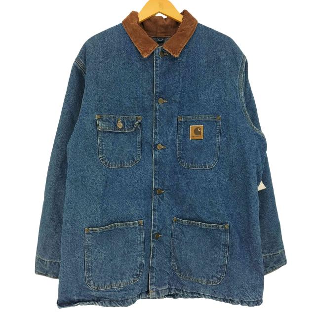 Carhartt(カーハート) 00s USA製 デニムカバーオール ミシガンチョアコート  メンズ import：L 【中古】【ブランド古着バズストア】