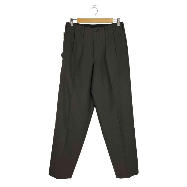 Ys for men(ワイズフォーメン) 80s 初期タグ ウールコットン ストライプ 2タックスラックス メンズ JPN：L 【中古】【ブランド古着バズストア】