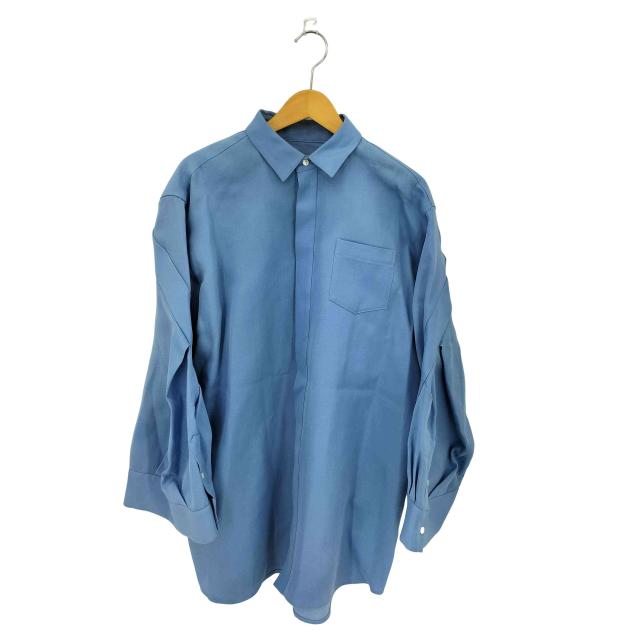 Sacai(サカイ) Double-Faced Silk Cotton Dress シルクコットンシャツドレス メンズ 2【中古】【ブランド古着バズストア】
